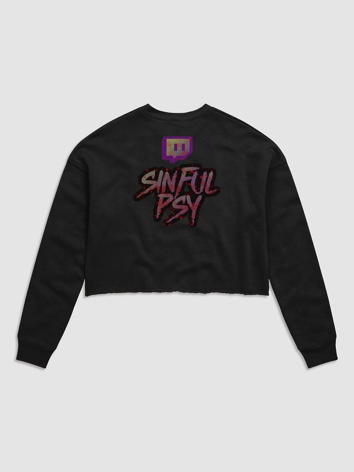 Zombie Gengar Bella+Canvas Woman's Fleece Crop sweatshirt product image (8)