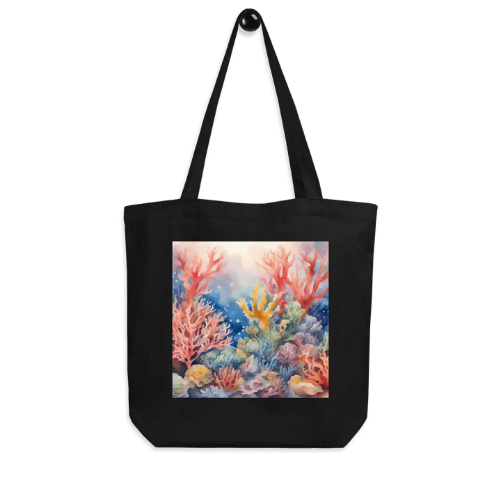 Colorful Coral Reef, Organic Cotton Twill Tote Bag product image (1)