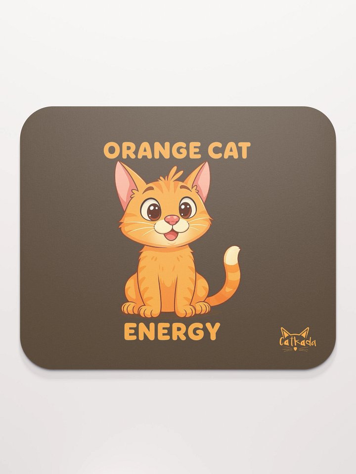 ORANGE CAT ENERGY MOUSEPAD product image (2)