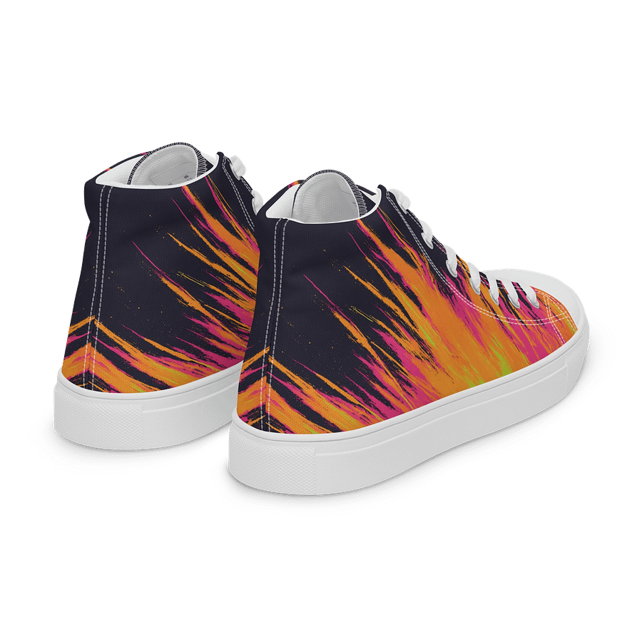 Fiery Burst Canvas High Tops product image (7)