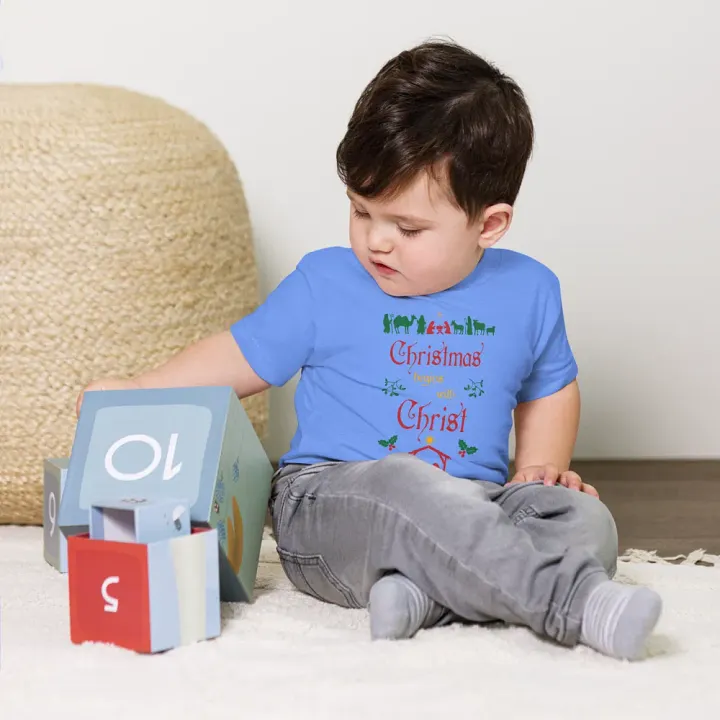 Christmas Begins With Christ Toddler T-Shirt product image (2)