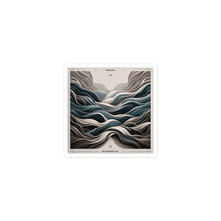 RAGING SEA Art Die-Cut Magnet product image (1)