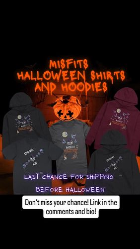 Don't miss your chance to get your limited edition Misfits Halloween gear.  All proceeds go this amazing film, Misfits.

http...