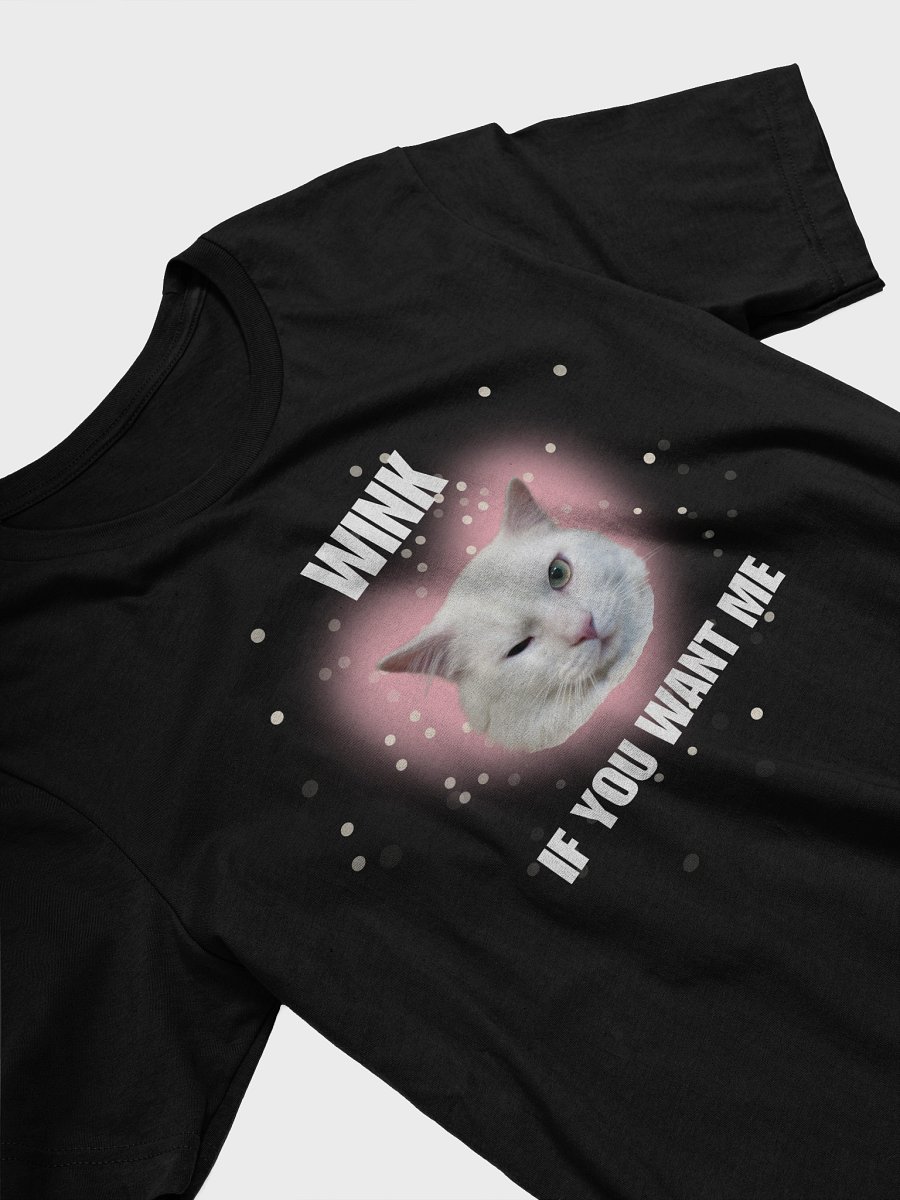 Wink If You Want Me Cat T-Shirt product image (9)