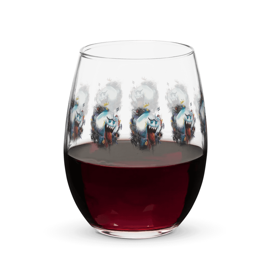 King Boo by StephyJ Stemless Wine Glass product image (7)