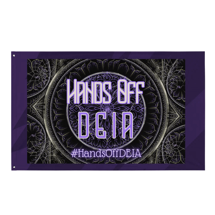 Hands Off DEIA, HOD, Protest Flag product image (1)