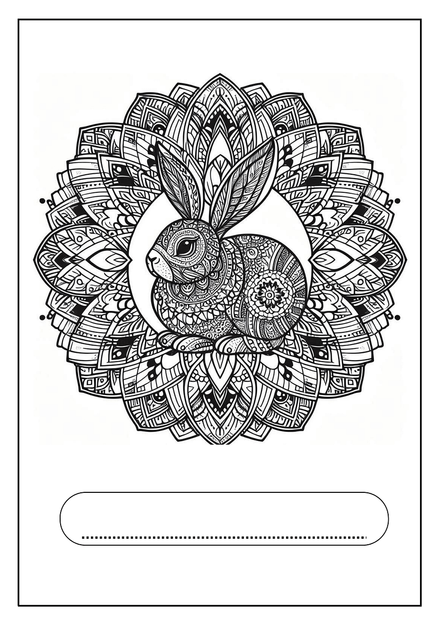 Animals Mandala Coloring Book 10+ product image (6)