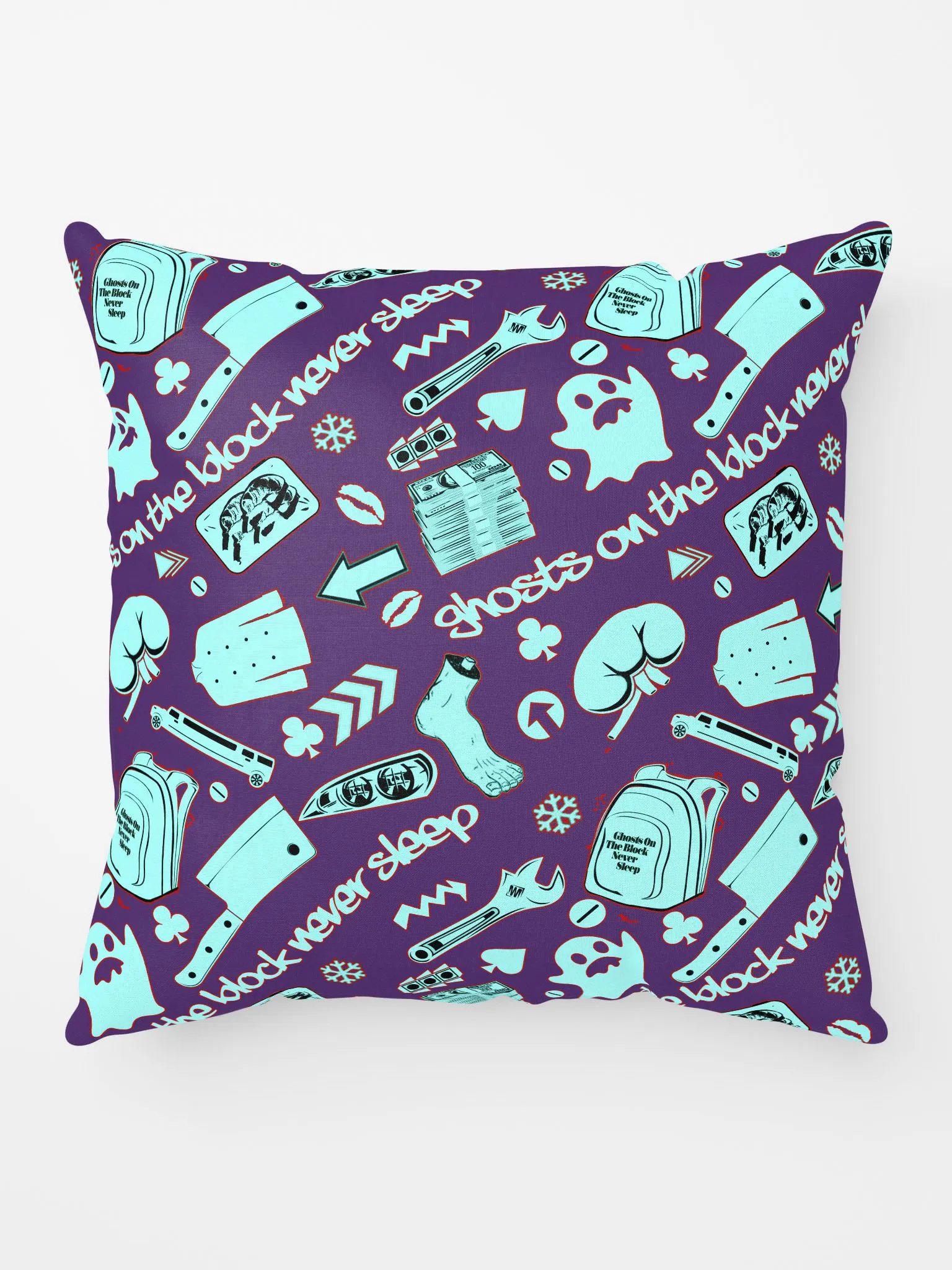 A8M - Ghosts On The Block Never Sleep Shorty Pillow (Iced January) product image (5)