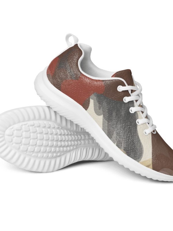 Dynamic Red Abstract Men's Athletic Shoes product image (4)