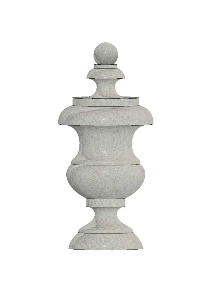 Cemetery Urn V4 3D Model product image (1)