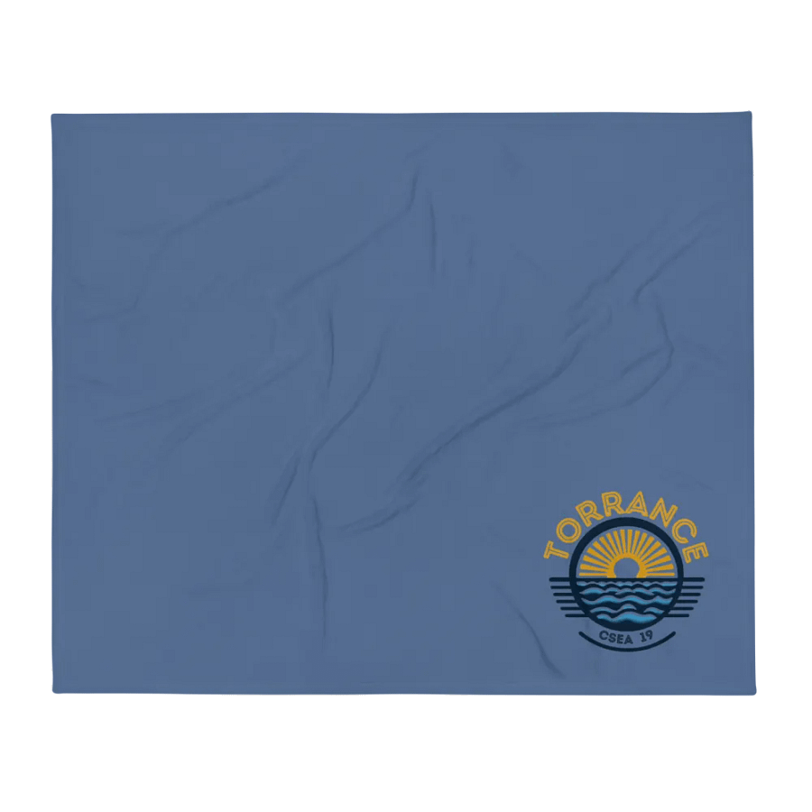TUSD/CSEA Sun & Waves Throw Blanket product image (1)