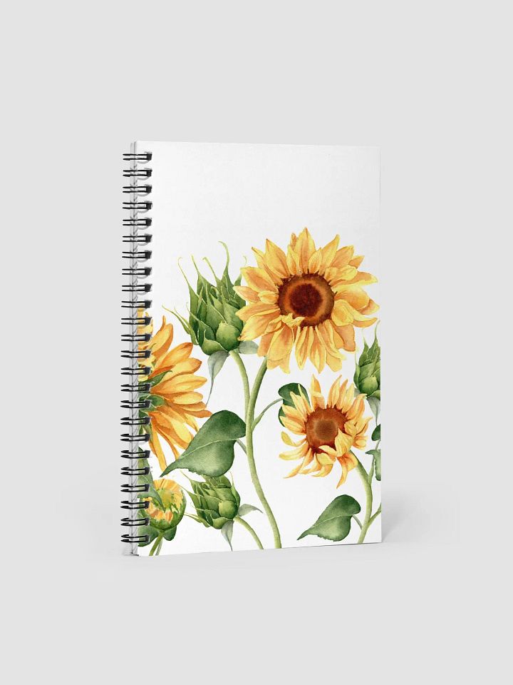 Sunflower Spiral Notebook product image (1)