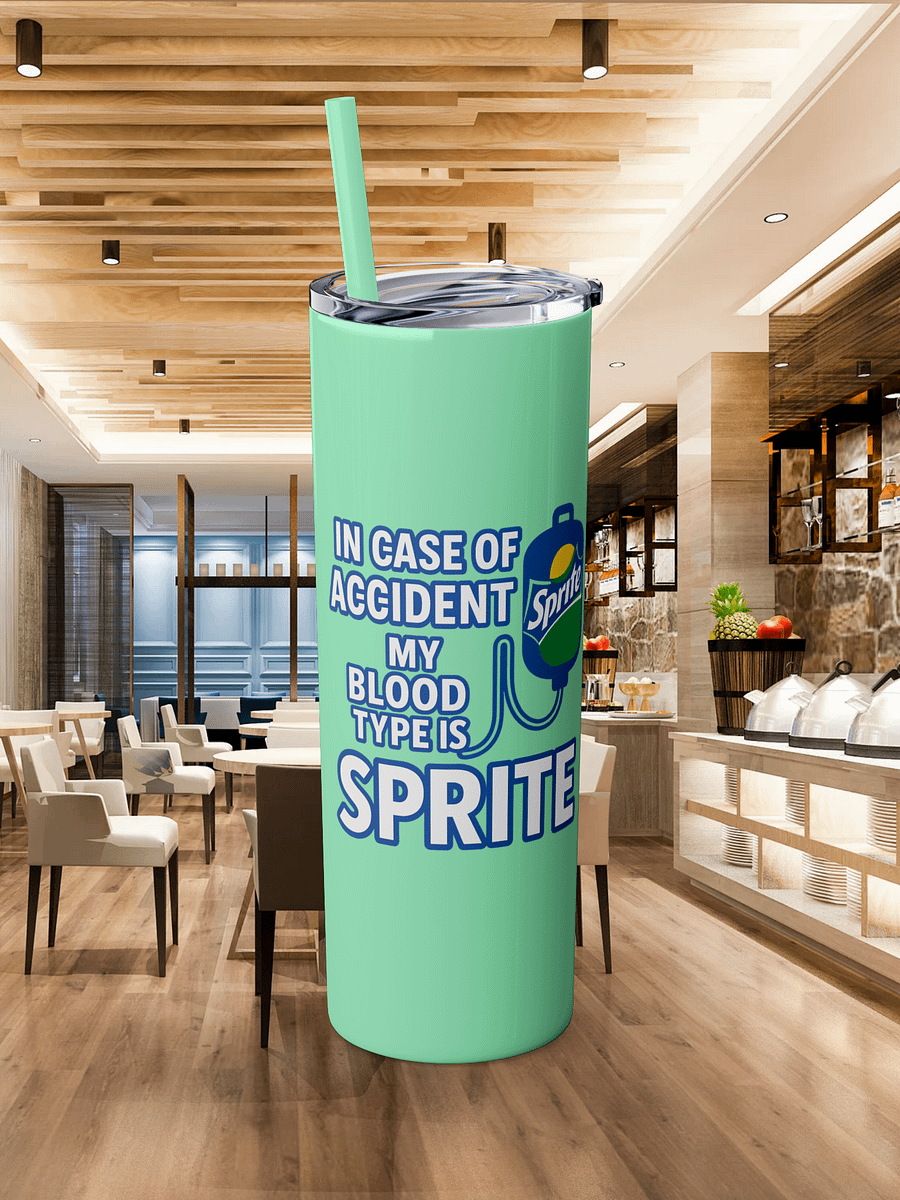 Funny Sprite IV Bag PNG - Blood Type Soda Design - Transparent Sublimation PDF for T-Shirts, Tumblers, Stickers product image (1)