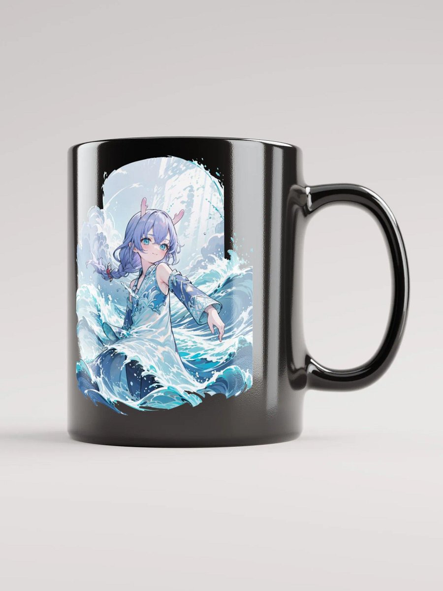 Black Glossy Mug - Bailu v2 (Honkai Star Rail) product image (6)