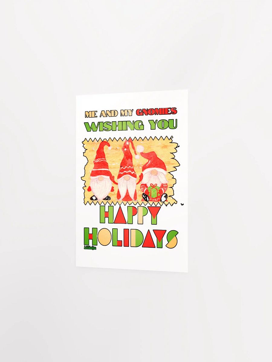 ME AND MY GNOMIES WISHING YOU HAPPY HOLIDAYS product image (8)