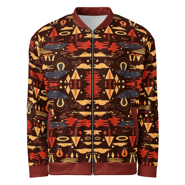 African Symmetrica: Custom All-Over Print Bomber Jacket product image (1)