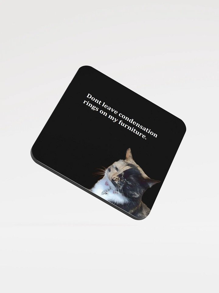 Threatening Lyra Glossed Cork Drink Coaster product image (2)