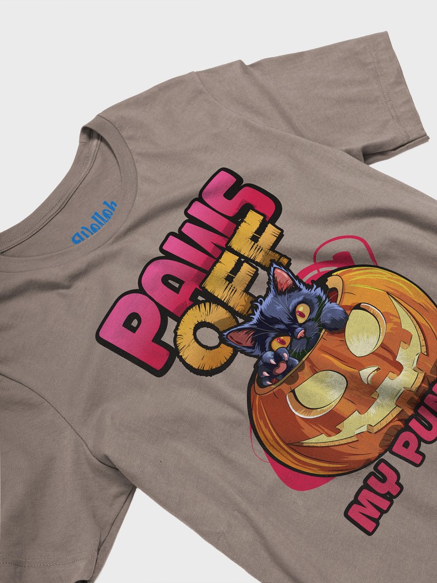 Paws Off My Pumpkin - Funny Black Cat Lover Halloween Shirt product image (51)