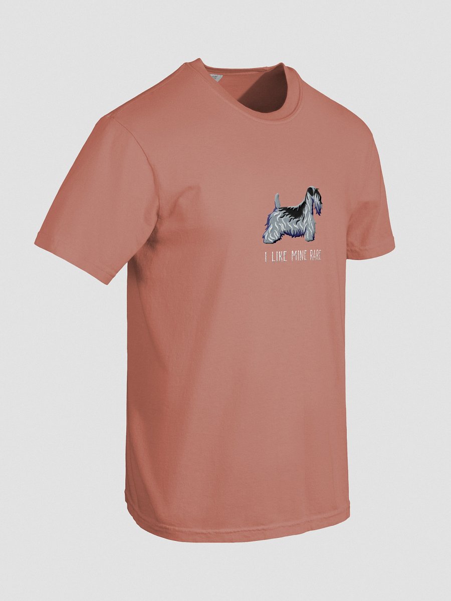 I Like Mine Rare T-Shirt(Embroidered) of a Sealyham Terrier(Blue) product image (48)