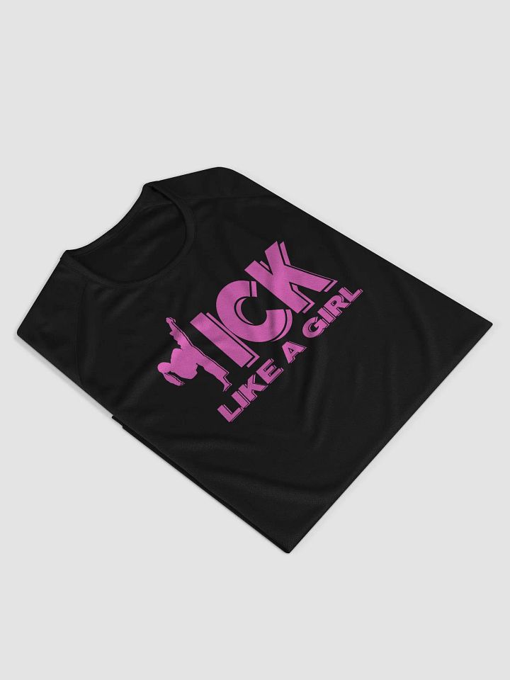 Kick Like a Girl Martial Arts Unisex Sports Jersey T-Shirt product image (2)