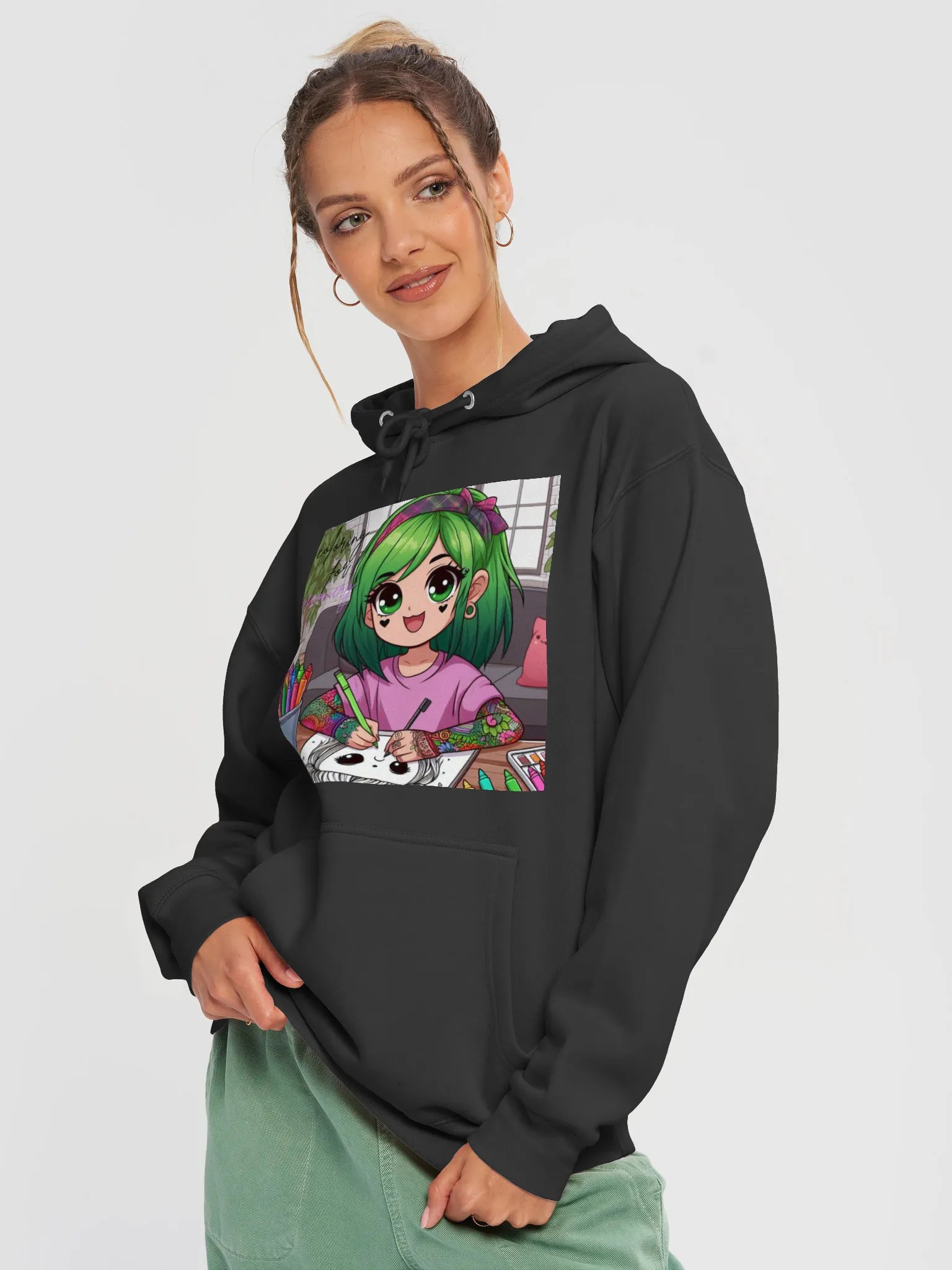 coloring for recovery sweatshirt product image (3)