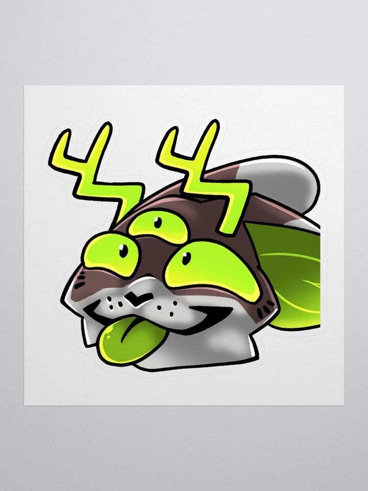 Radioactive Cryptid Blep Sticker product image (1)