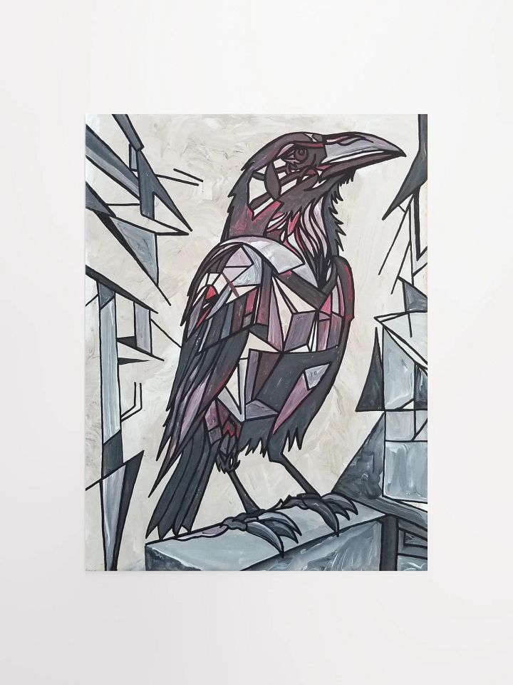 Blood Crow Cubist Painting product image (1)
