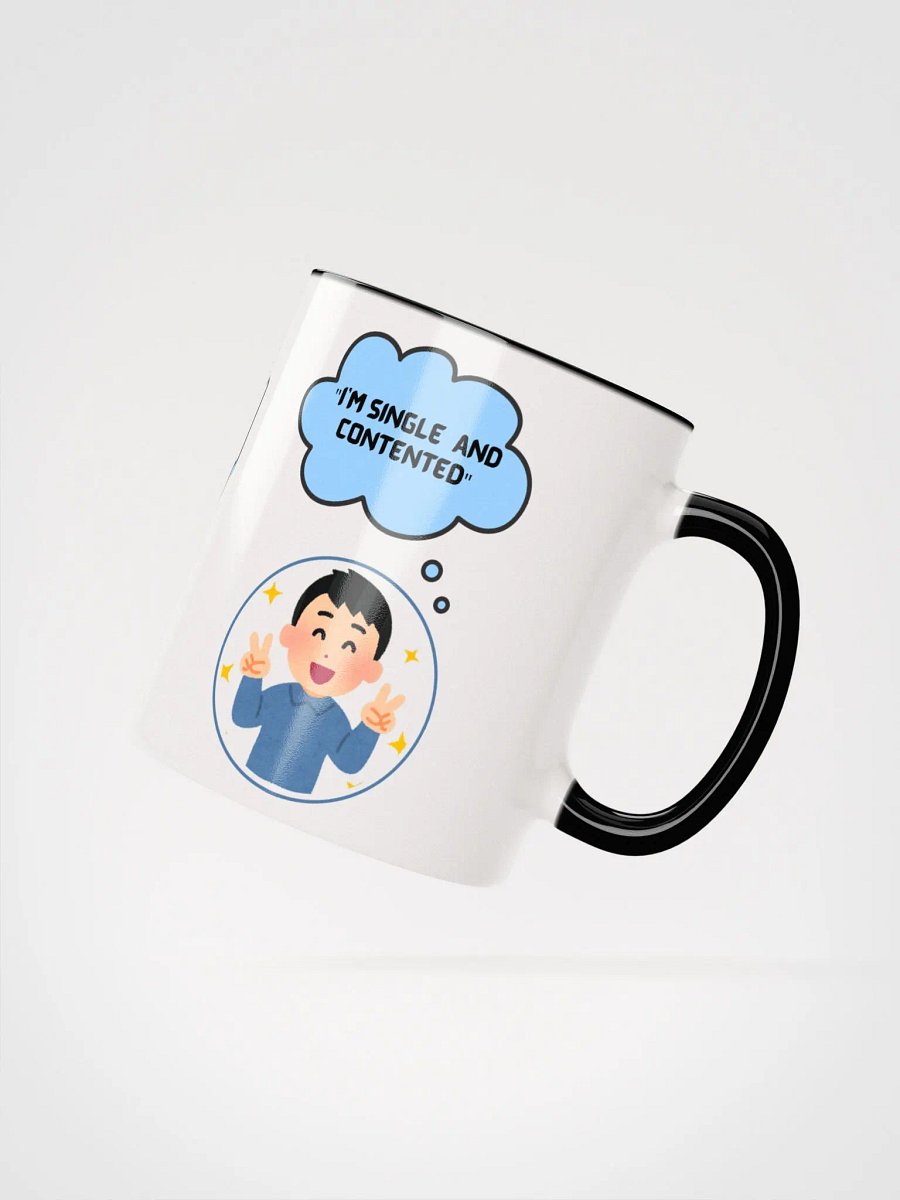 Contented Single Thoughts Mug product image (16)