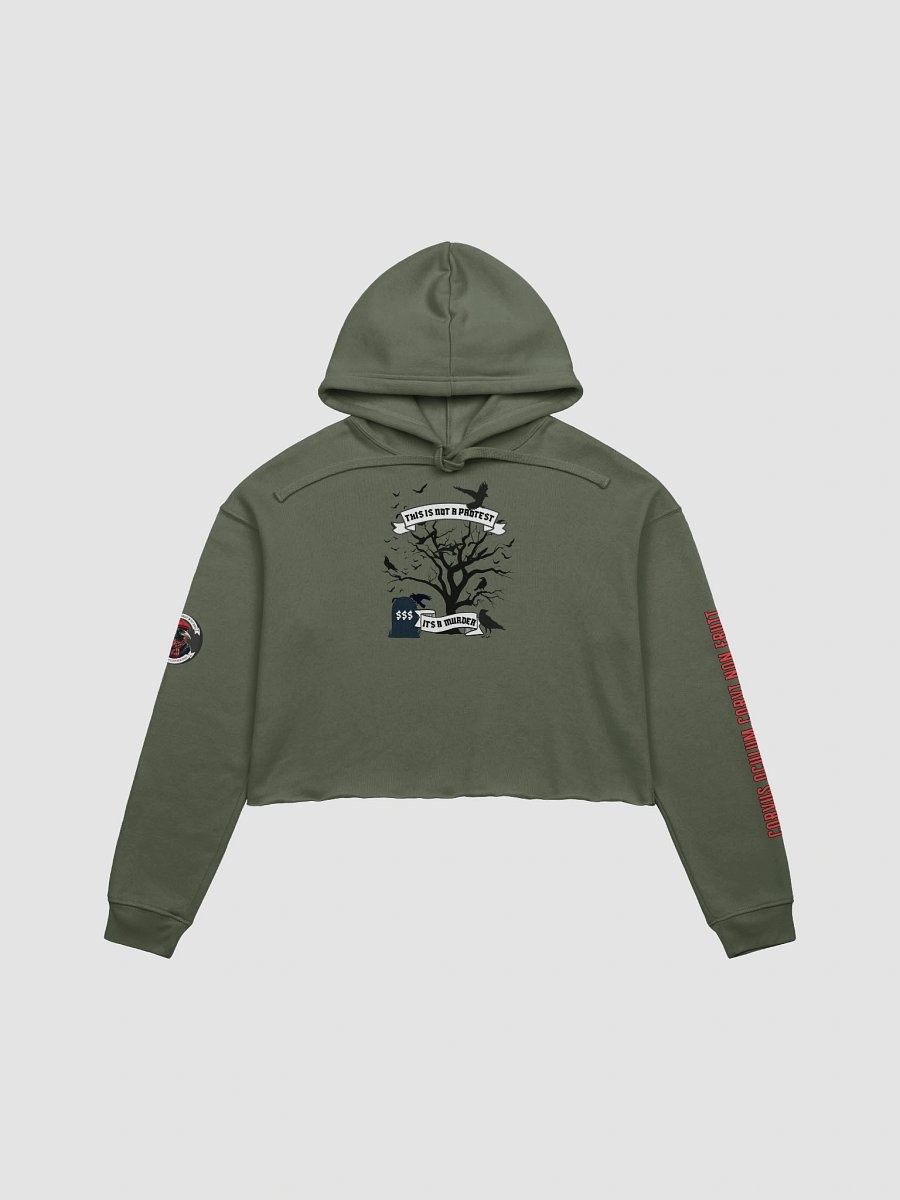 This is Not a Protest Crop Hoodie product image (1)