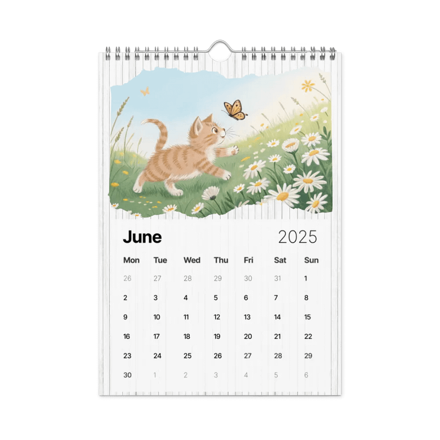 ADORABLE ANIMALS WALL CALENDAR 2025 product image (8)