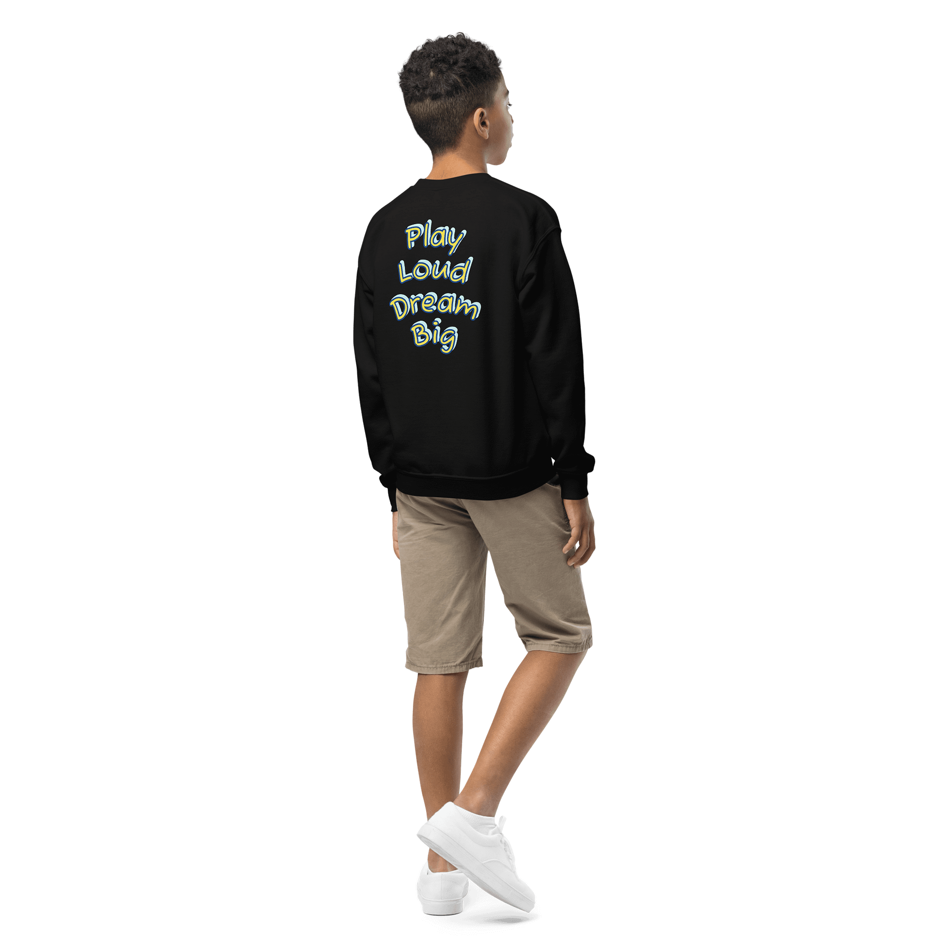 Helen Clarke "Play Loud Dream Big" Kid's Sweatshirt product image (3)