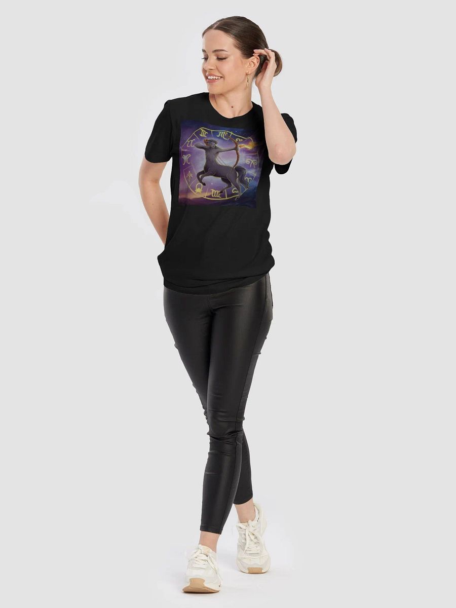 Sagittarius Zodiac Unisex Supersoft T-Shirt with Cosmic Design product image (10)