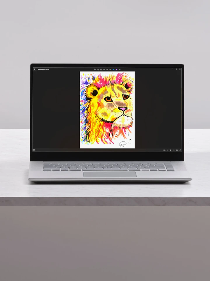 Chaos Lion Watercolour Download product image (1)