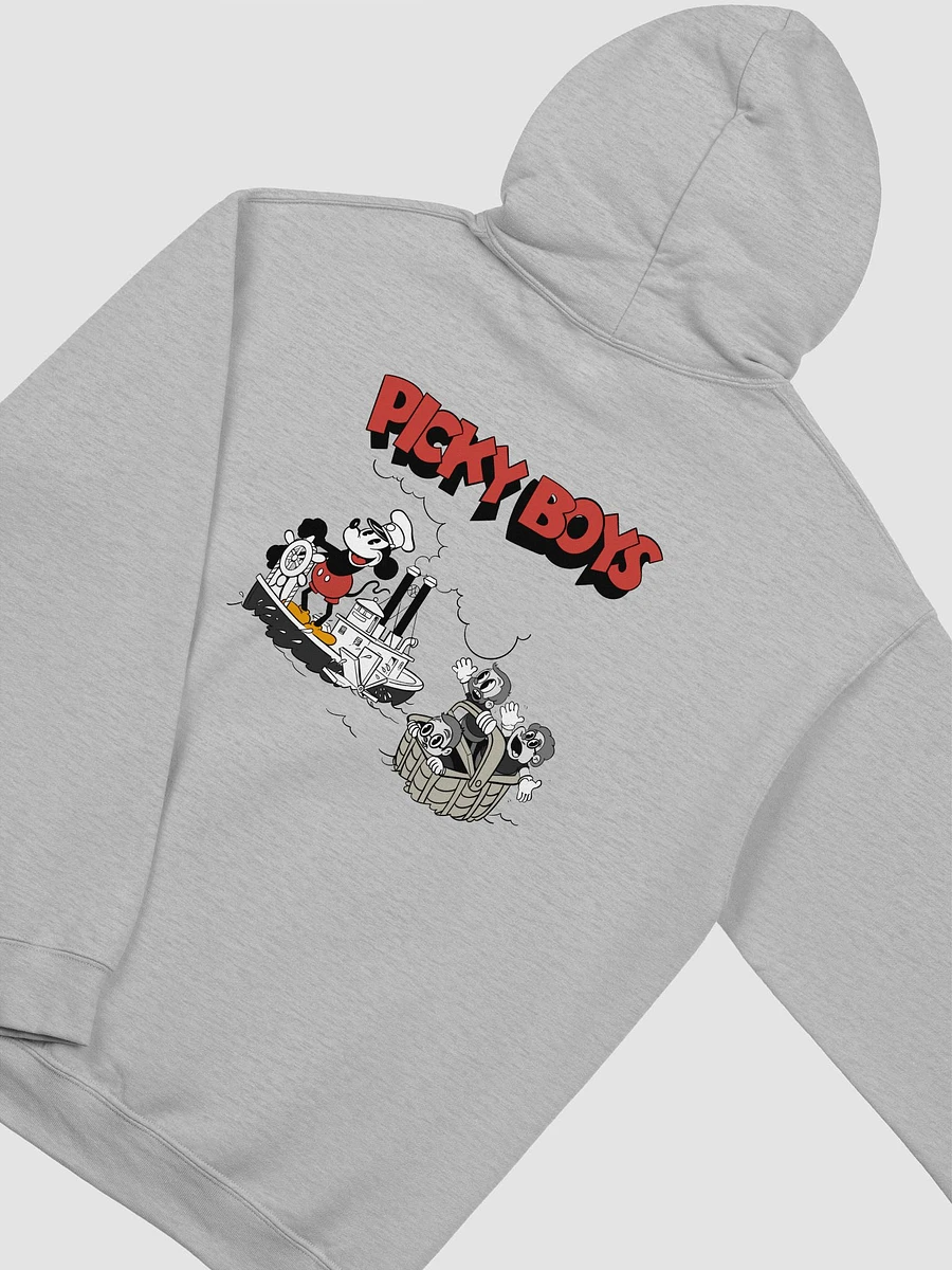 Mouse Boat Two Sided Hoodie (Grey) product image (5)