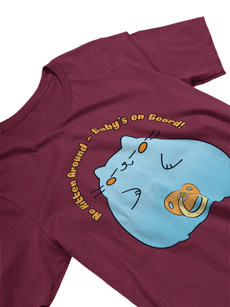 Funny Cat Pregnancy Announcement Unisex Tee - 'No Kitten Around, Baby's on Board' Maternity Shirt, Gender Reveal Party, Mom to Be Gift, Baby product image (28)