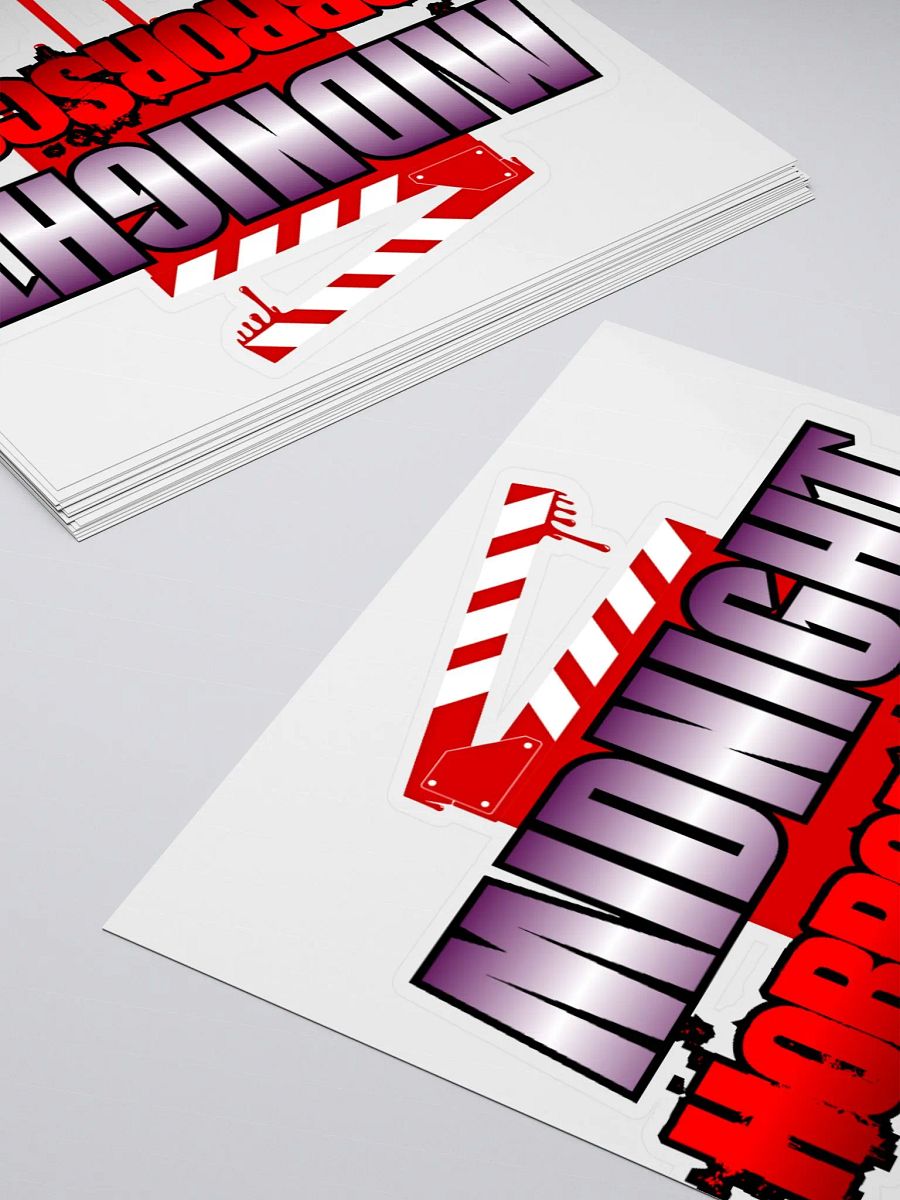 Midnight HorrorScope Bloody Clapperboard Stickers product image (4)