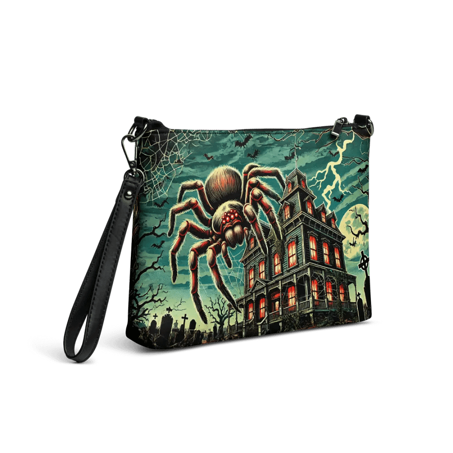 Giant Spider Haunted House Crossbody Bag - Spooky Purse product image (4)