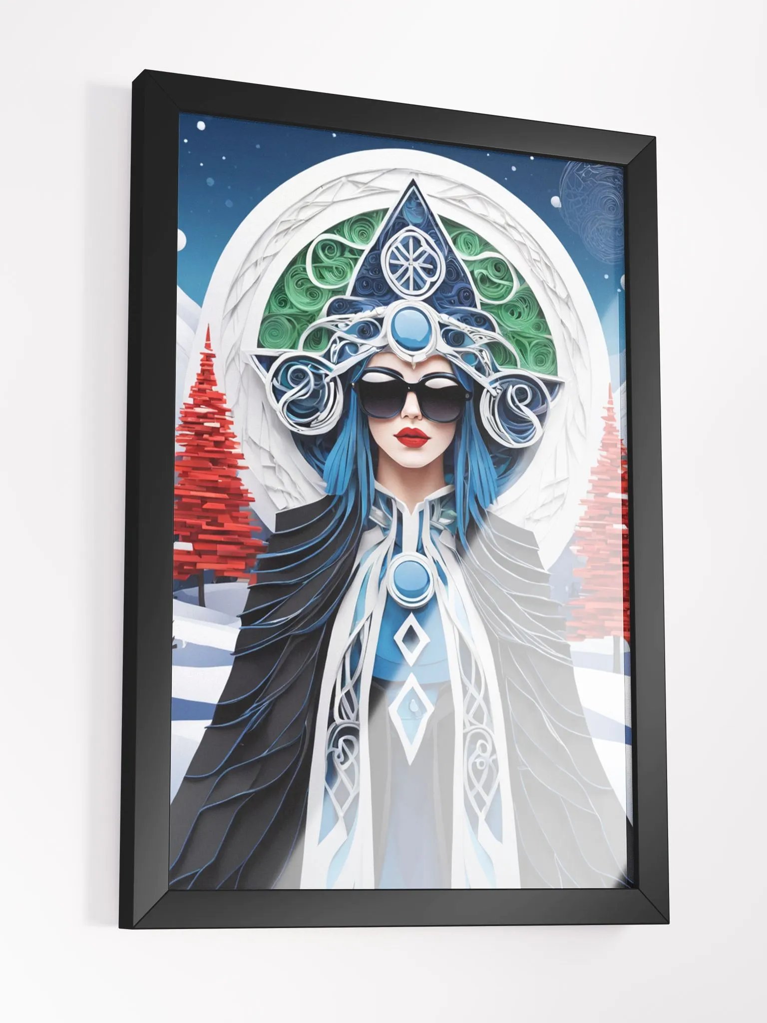 Winter Wiccan 07 - Framed Matte Poster product image (3)