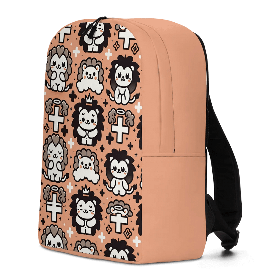 Lions and Crosses Minimalist Backpack product image (6)