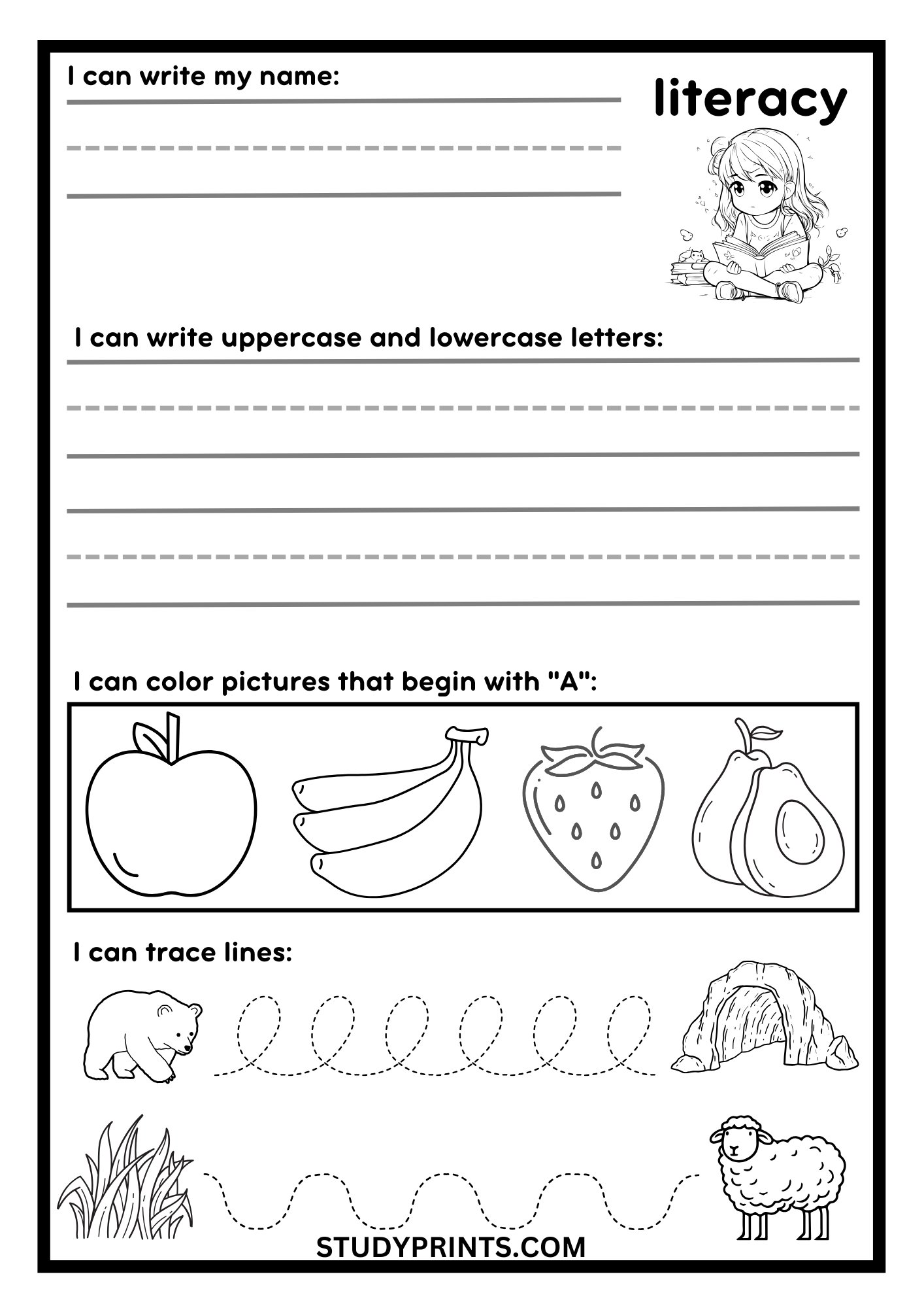 kindergarten morning worksheets product image (1)