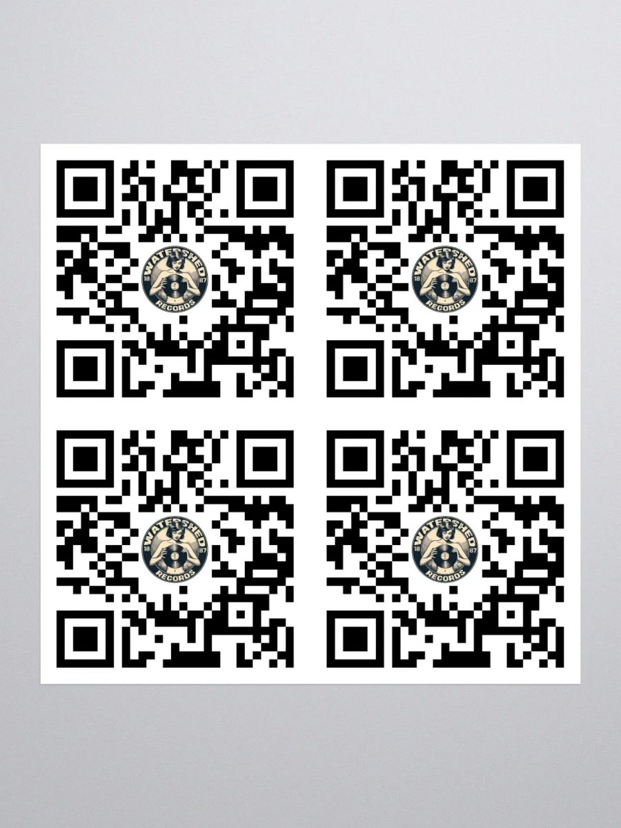 Watershed Records QR Code Stickers product image (4)