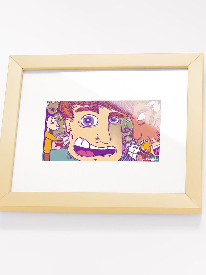Faces Collide Matte Poster product image (2)