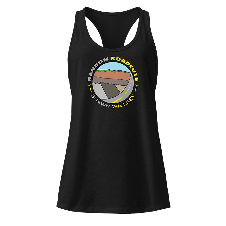 Random Roadcuts Racerback Tank Top w/center logo product image (1)