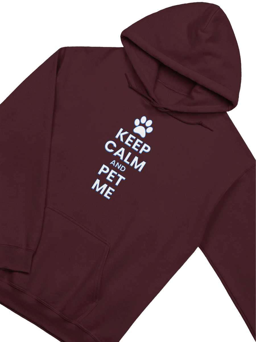 KEEP CALM AND PET ME HOODIE product image (3)