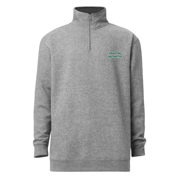 HABITUAL INSTIGATOR (kelly bubble design) embroidered quarter zip product image (7)