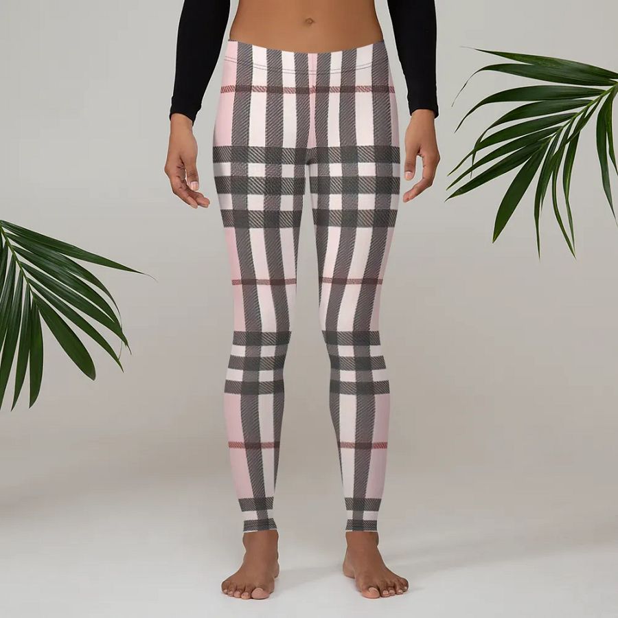 Plaid Perfection Custom Leggings product image (3)
