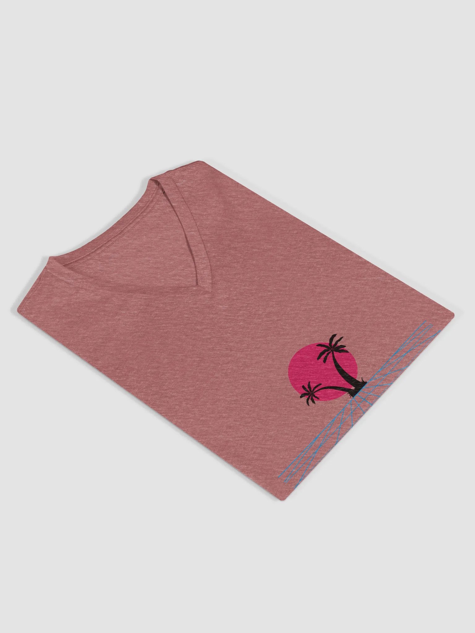 Retro Palm Paradise V-Neck Tee product image (4)