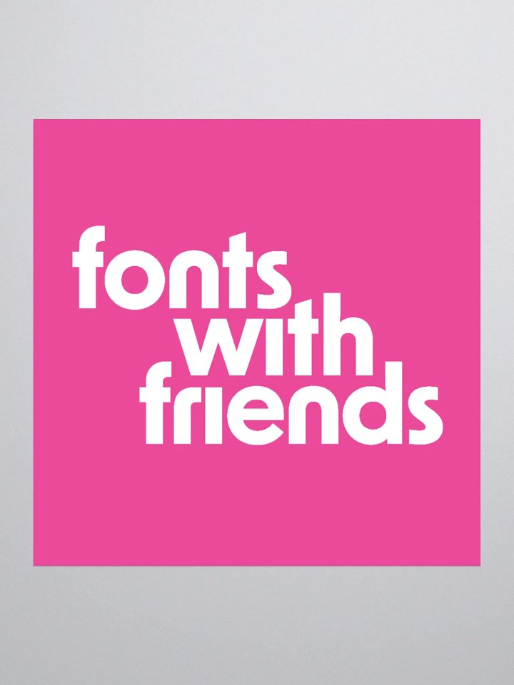 Fonts with Friends 3