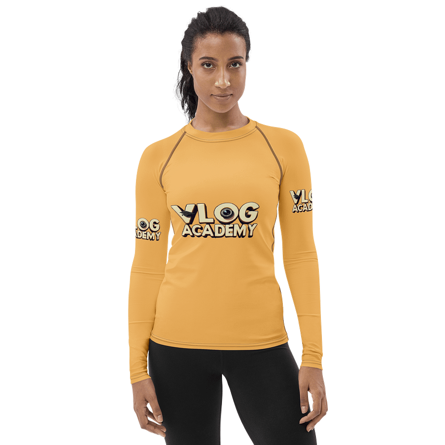 Vlog Academy All-Over Print Women's Rash Guard product image (1)