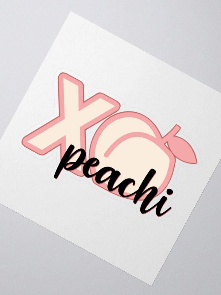 xoPEACHI Logo Sticker product image (1)